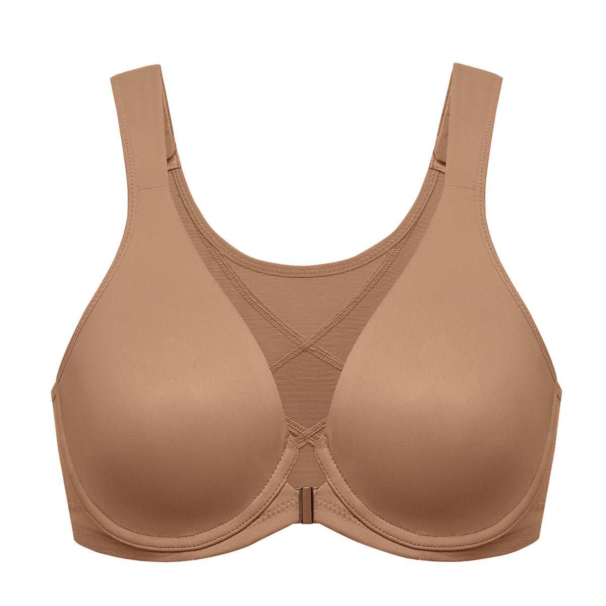 Front Closure Posture Support Underwire Plunge Bra