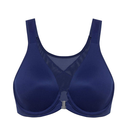 Front Closure Posture Support Underwire Plunge Bra