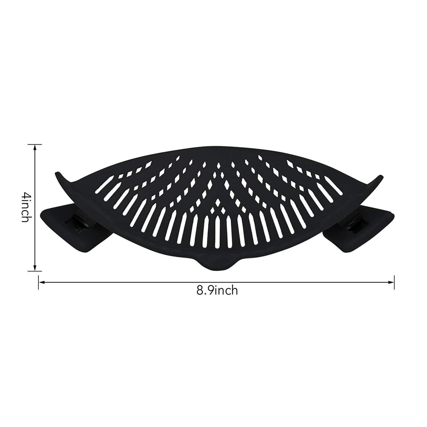 1947Kitchen Heat Resistance Easy Snap Silicone Kitchen Strainer