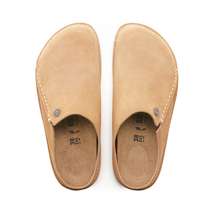 Birkenstock Zermatt Suede Leather Clay Sandals