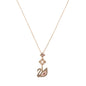 Swarovski Rose Gold Plated Swan Necklace 5517626