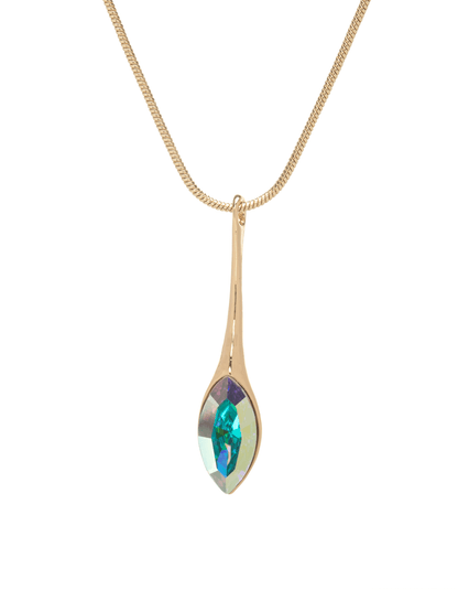 Gold Tulip Necklace – Made with Swarovski Crystals