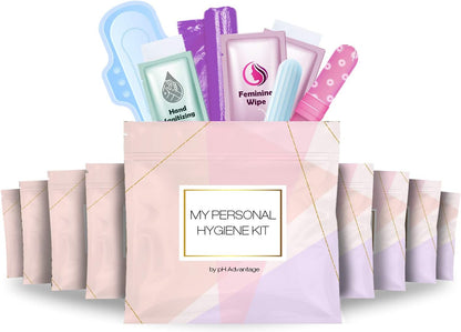 Feminine Hygiene Kits Pack of 10 (Light Rose)