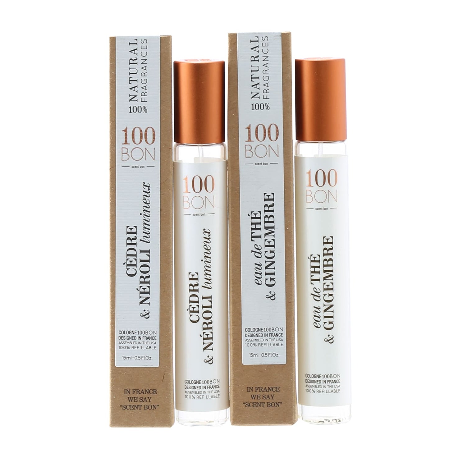 Duo 100 Bon Cedre Neroli + Eau De Gingembre