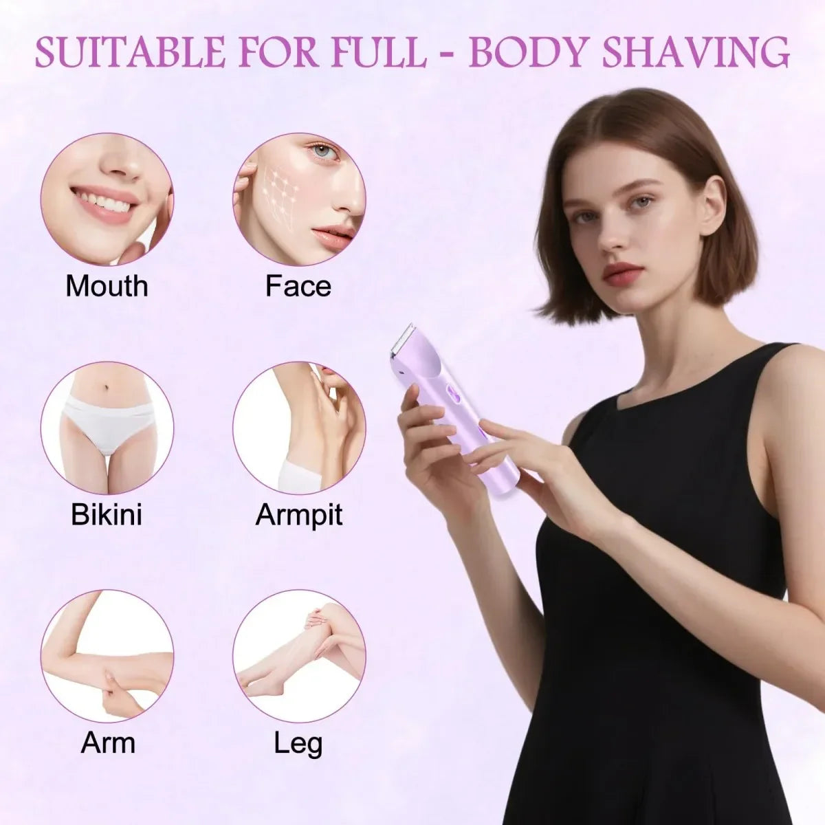 2-in-1 Women’s Electric Shaver