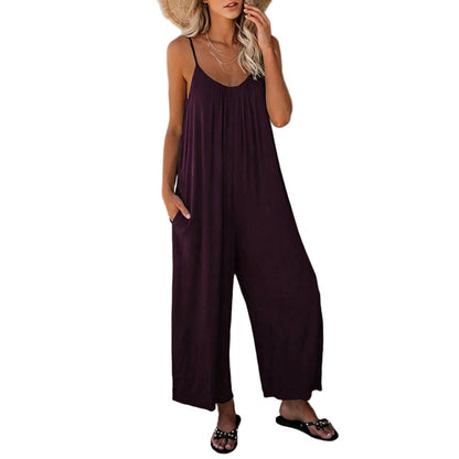 Casual Sleeveless Jumpsuit