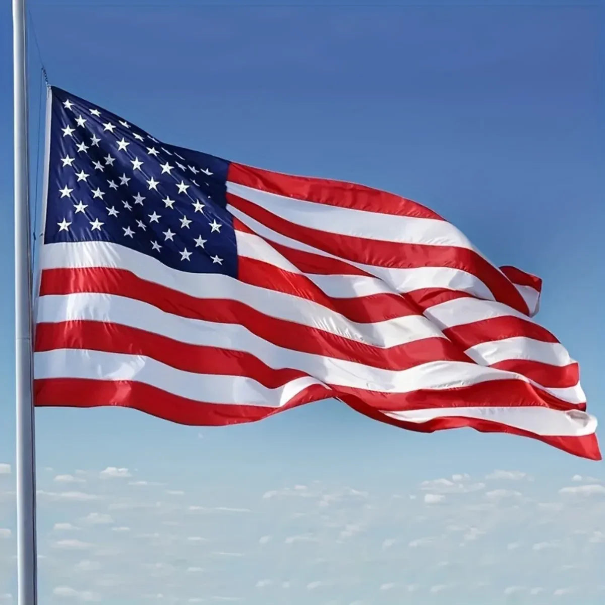 Embroidered Stars American Flag